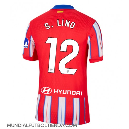 Camiseta Atletico Madrid Samuel Lino #12 Primera Equipación Replica 2024-25 mangas cortas